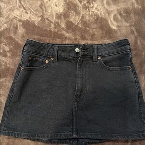 Abercrombie & Fitch Dark Denim Skirt